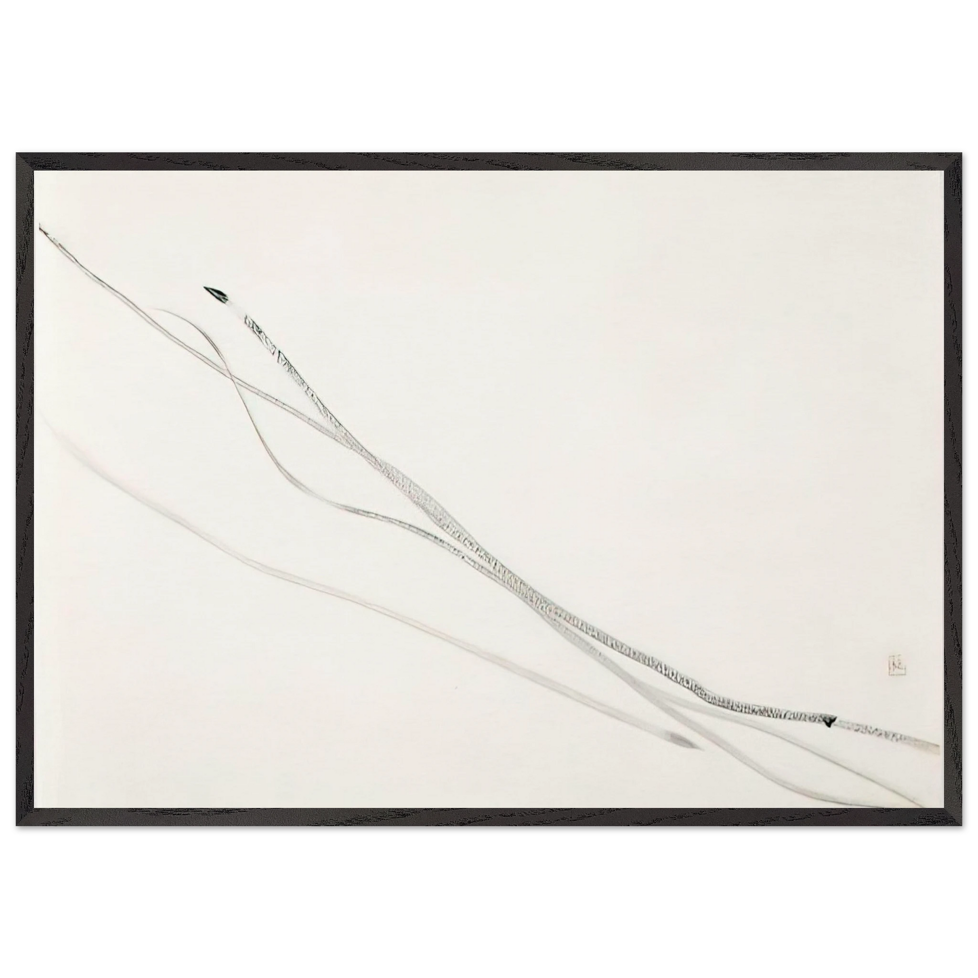 Work - Abstract Expressionism - Toko Shinoda Framed Art Print – Black Wooden Frame - Default Title - -Framed Art Print