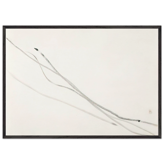 Work - Abstract Expressionism - Toko Shinoda Framed Art Print – Black Wooden Frame - Default Title - -Framed Art Print