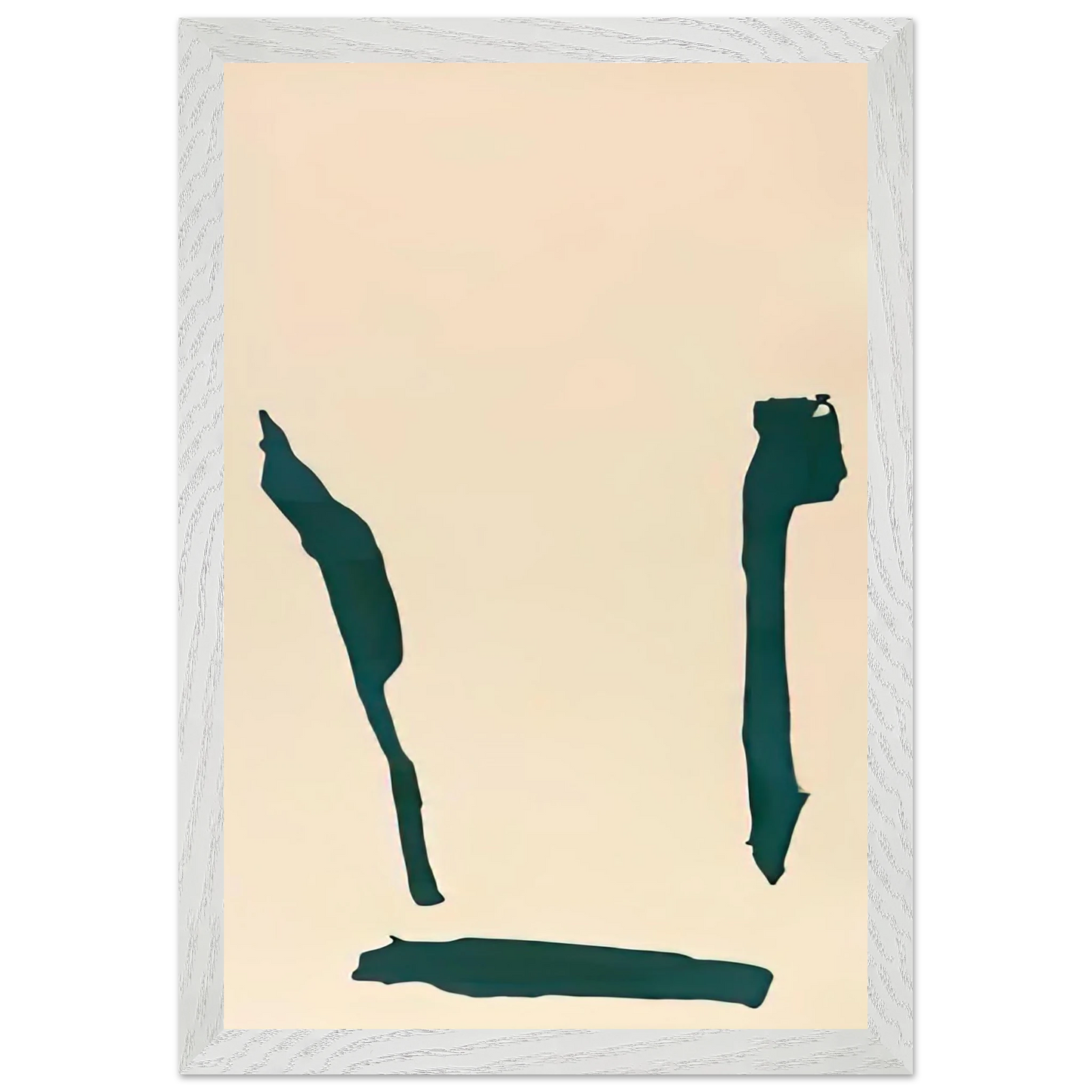 Helen Frankenthaler - Cloister, 1969- Wall Art - 60x80 cm / 24x32 inches - Premium Wooden Framed Poster With Fine Art Paper - Black frame