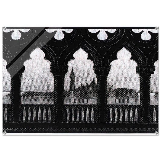 VENICE OCTOBER 1936 1936 - MC Escher Acrylic Print - 70x100 cm / 28x40″ inches | Maurits Cornelis Escher Prints