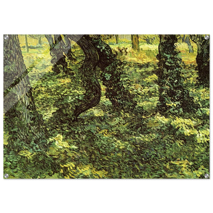 Trunks of Trees with Ivy - Vincent van Gogh Acrylic Print - 70x100 cm / 28x40″ inches | Vincent van Gogh Wall Art | Vincent van Gogh Prints
