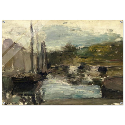 BRITTANY ALSO KNOWN AS BOAT 1896 - Henri Matisse Acrylic Print - 70x100 cm / 28x40″ inches | Henri Matisse Wall Art | Henri Matisse Prints