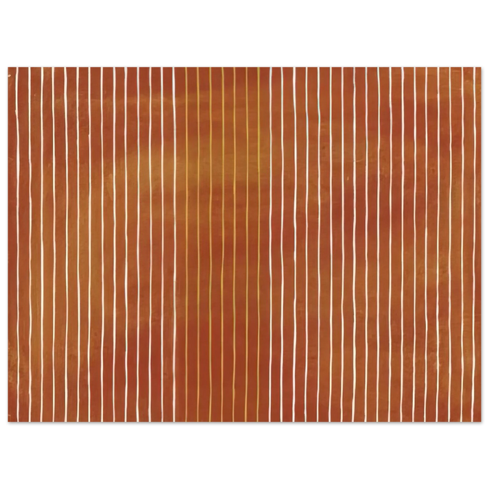 Gene Davis - Pumpkin - 1959  75x100 cm / 30x40inches Fine Art Poster