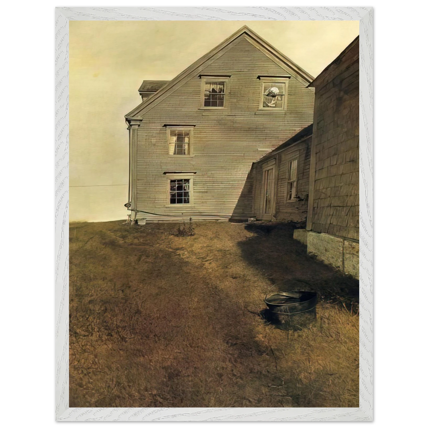 Andrew Wyeth - WEATHERSIDE Wall Art - 60x80 cm / 24x32 inches - Fine Art Poster - -