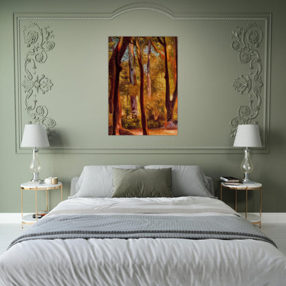 LANDSCAPE OF CASCINE - Giorgio de Chirico Brushed Aluminum Print - 70x100 cm / 28x40 inches | Giorgio de Chirico Aluminum Print | Giorgio de Chirico Prints