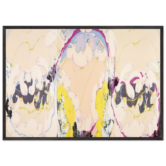 Pygmalion - 1979 - Norman Bluhm Framed Art Print – Black Wooden Frame - Default Title - -Framed Art Print