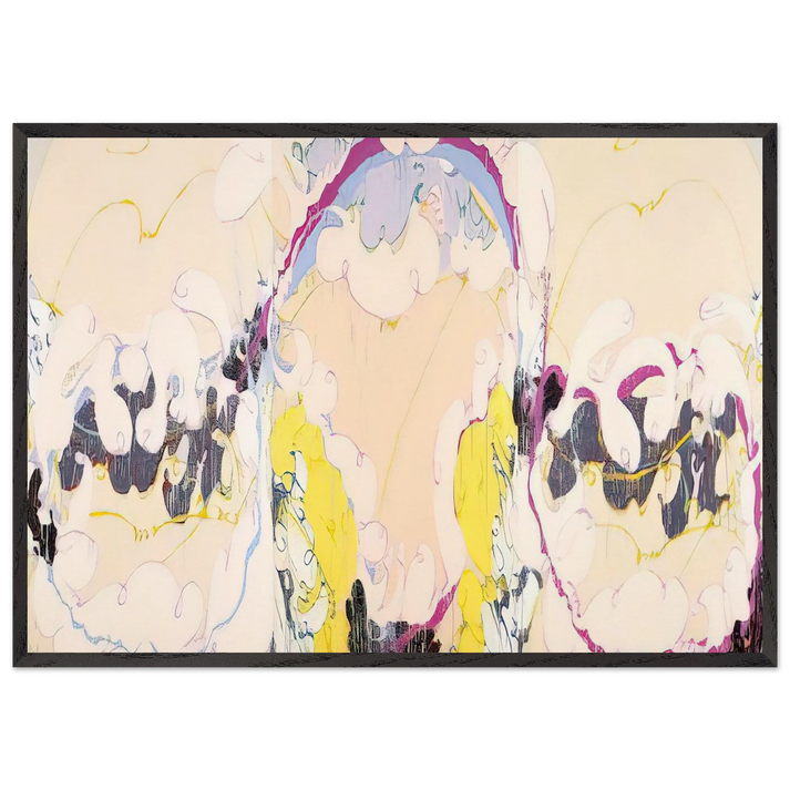 Pygmalion - 1979 - Norman Bluhm 70x100 cm / 28x40 inches Framed Art Print – Black Wooden Frame