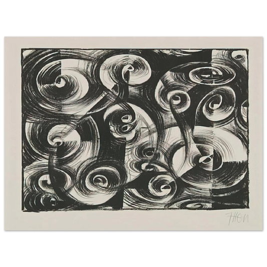 Johannes Itten - Linienrhythmus - 1919 Fine Art Poster - Default Title