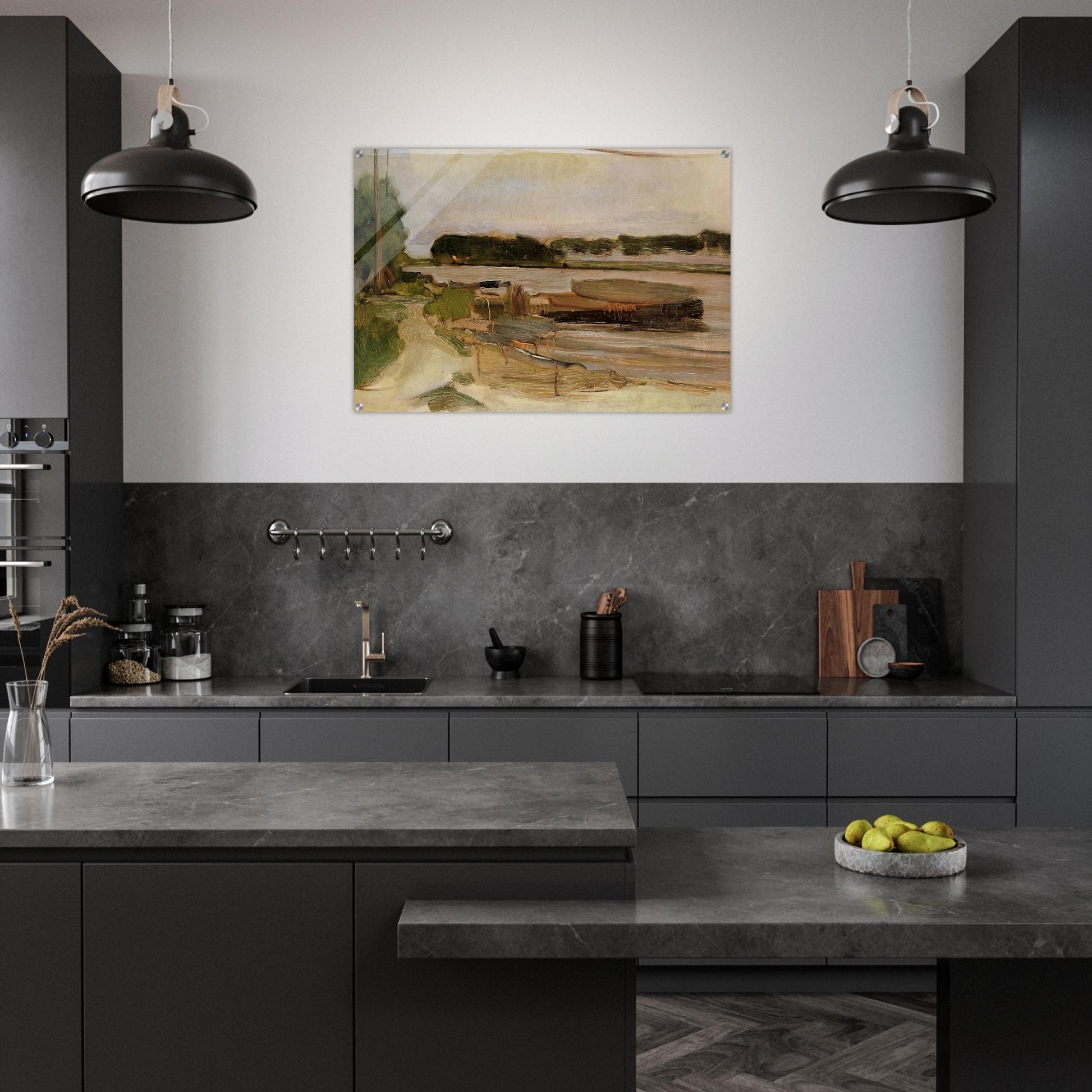 At the Amstel Sun - Piet Mondrian Acrylic Print - 70x100 cm / 28x40″ inches | Piet Mondrian Wall Art | Piet Mondrian Prints