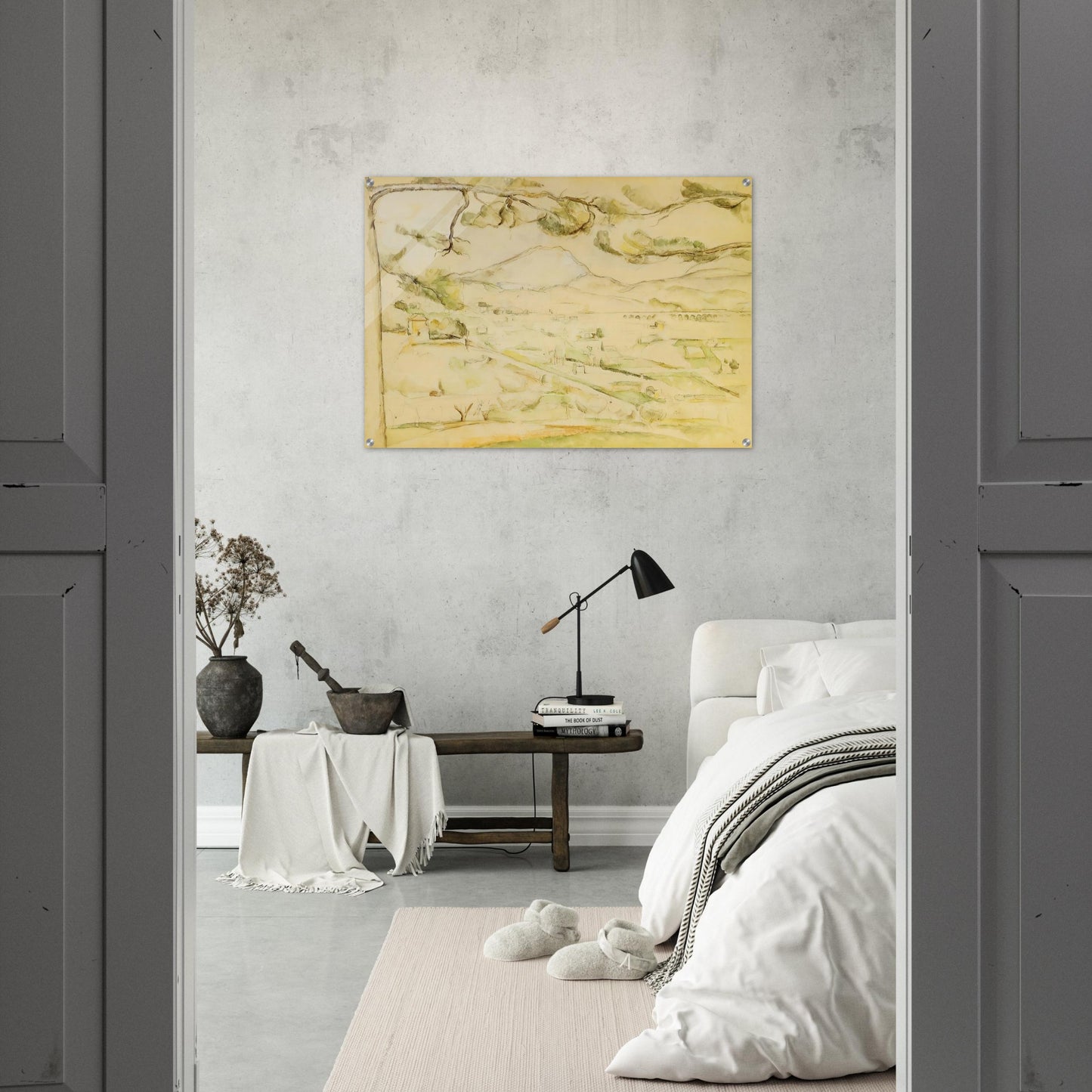 The Arc Valley - Paul Cézanne Acrylic Print - 70x100 cm / 28x40″ inches