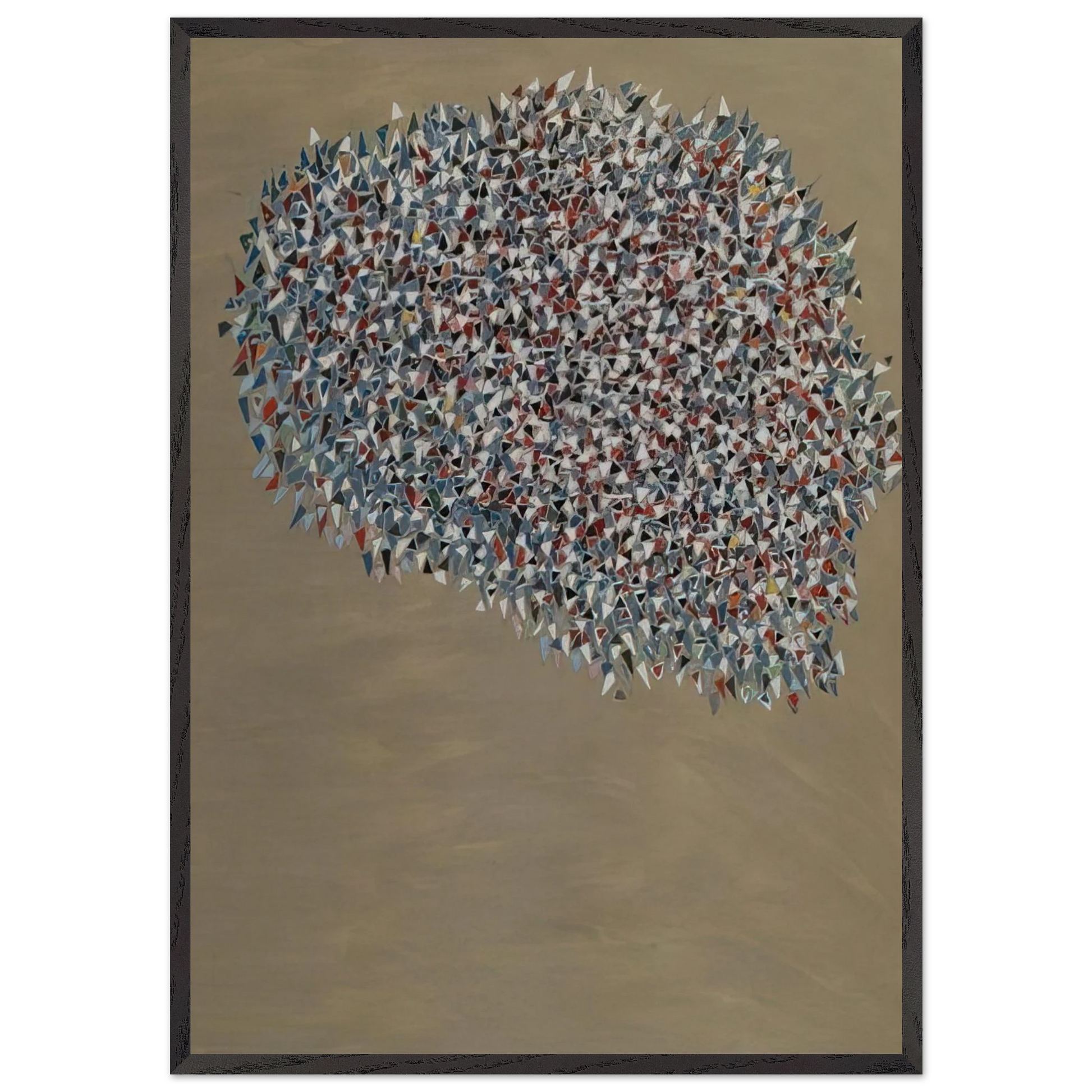 Untitled - 1980 N2 - Robert Goodnough Framed Art Print – Black Wooden Frame - Default Title - -Framed Art Print