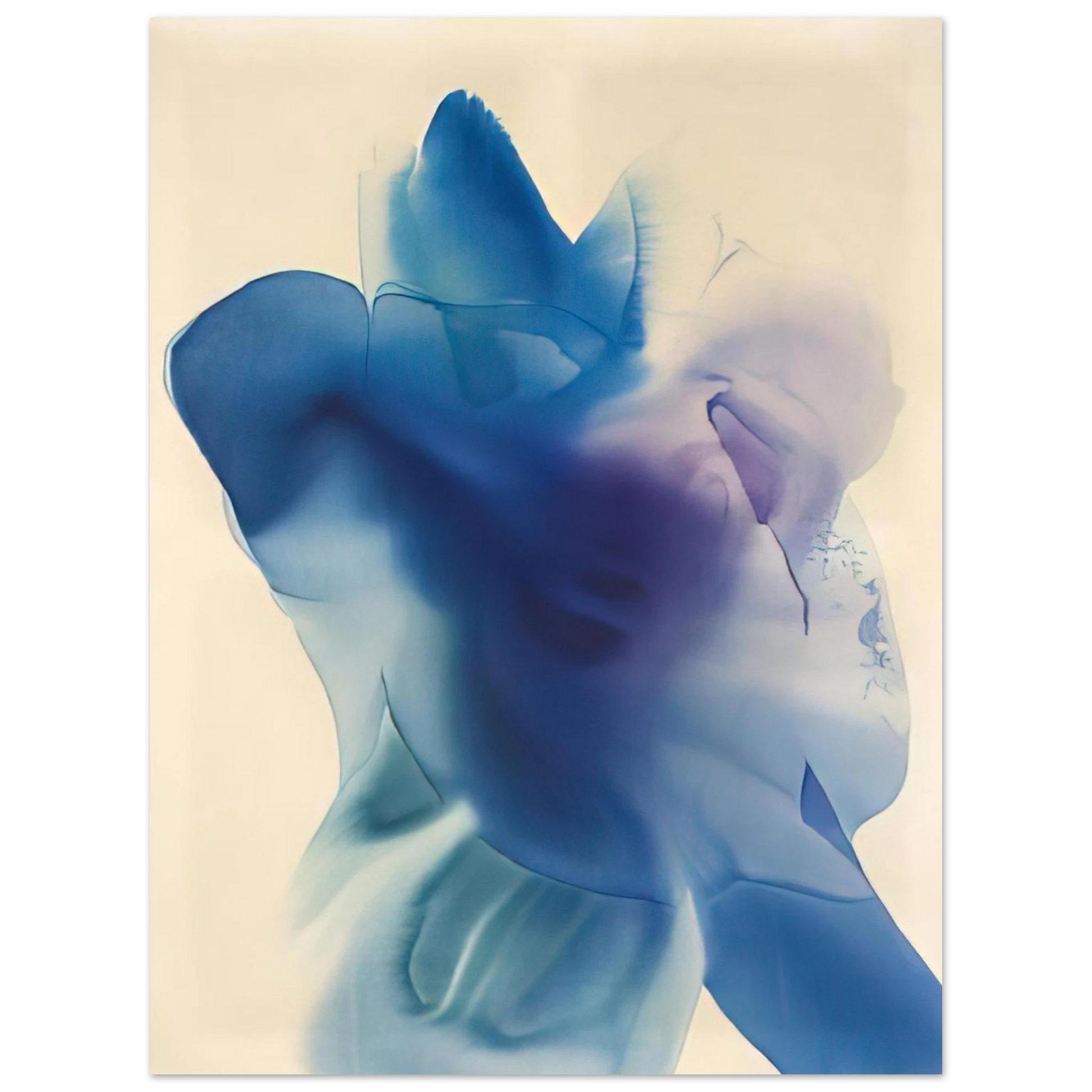 Paul Jenkins - Phenomena Astral Blue - 1968 Fine Art Poster - Default Title