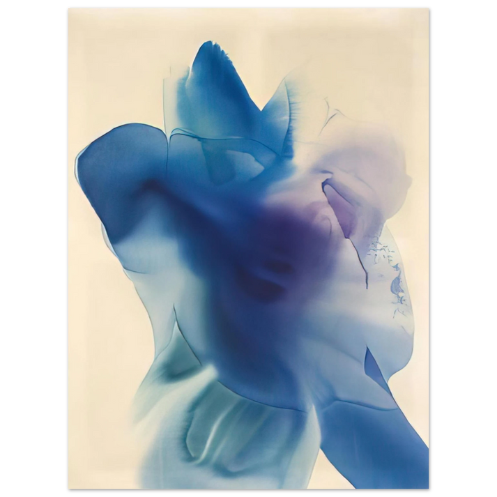 Paul Jenkins - Phenomena Astral Blue - 1968  75x100 cm / 30x40inches Fine Art Poster
