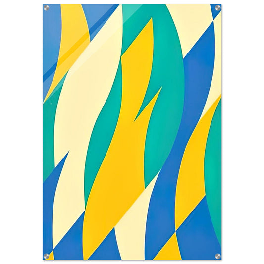 FOLD 2004 - Bridget Riley Acrylic Print - 70x100 cm / 28x40″ inches