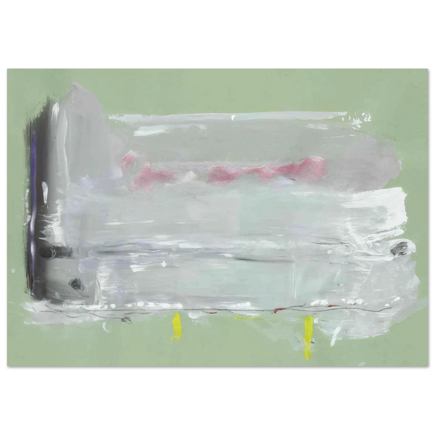 Helen Frankenthaler - Untitled - 1984 Wall art - 40x50 cm / 16x20 inches - Fine Art Poster - -
