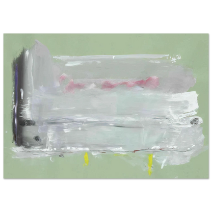 Helen Frankenthaler - Untitled - 1984 Wall art - 30x40 cm / 12x16 inches - Premium Wooden Framed Poster With Fine Art Paper-canvas - White frame