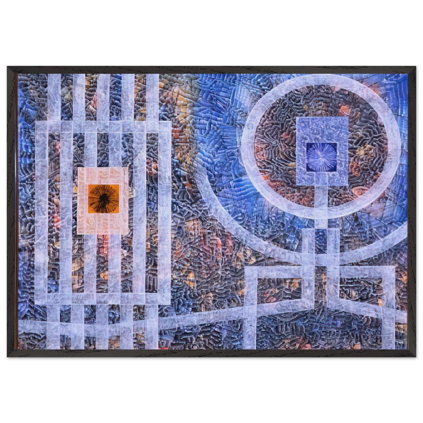 Exile - 1974 - Jimmy Ernst Framed Art Print – Black Wooden Frame - Default Title - -Framed Art Print