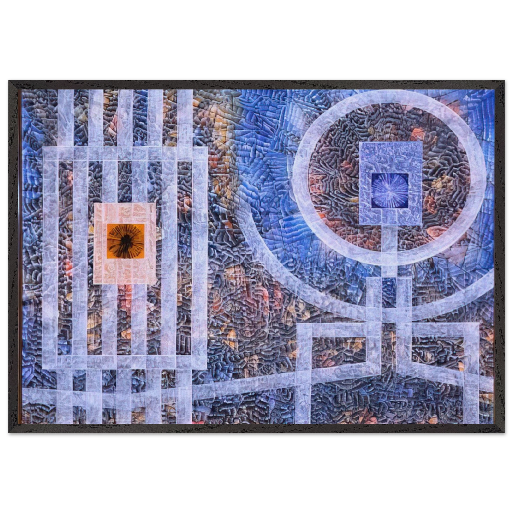 Exile - 1974 - Jimmy Ernst Framed Art Print – Black Wooden Frame - Default Title - -Framed Art Print