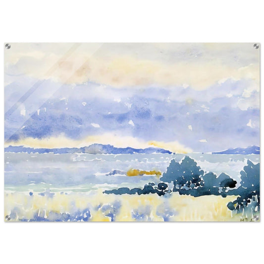 Land by the Sea - Henri-Edmond Cross Acrylic Print - 70x100 cm / 28x40″ inches