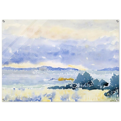 Land by the Sea - Henri-Edmond Cross Acrylic Print - 70x100 cm / 28x40″ inches