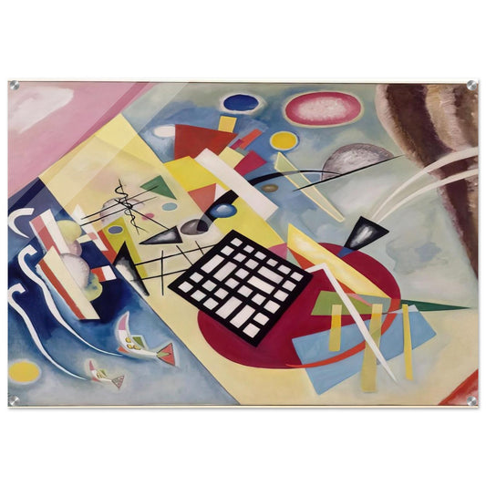 BLACK FRAME 1922 - Wassily Kandinsky Acrylic Print - 70x100 cm / 28x40″ inches