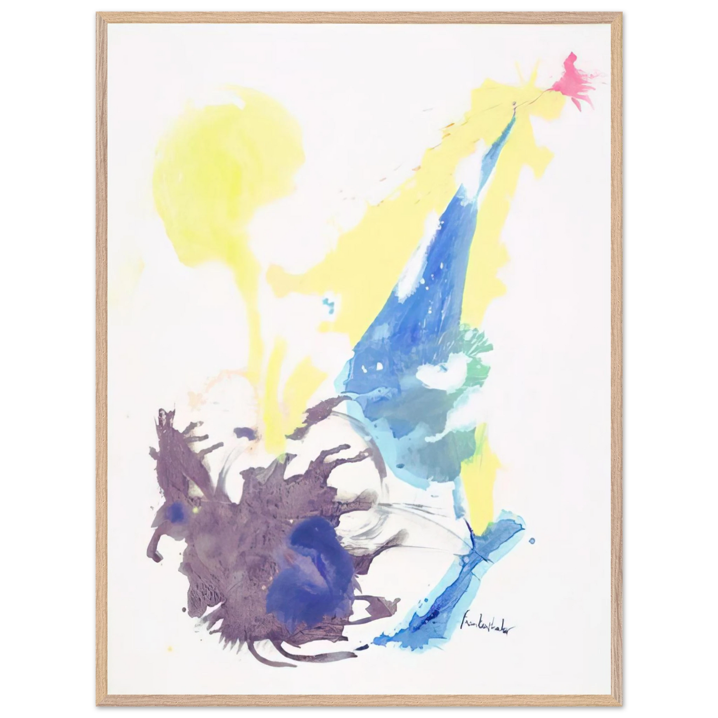 Helen Frankenthaler - Moving Day - 1961 Wall art - 70x100 cm / 28x40 inches - Fine Art Poster - -