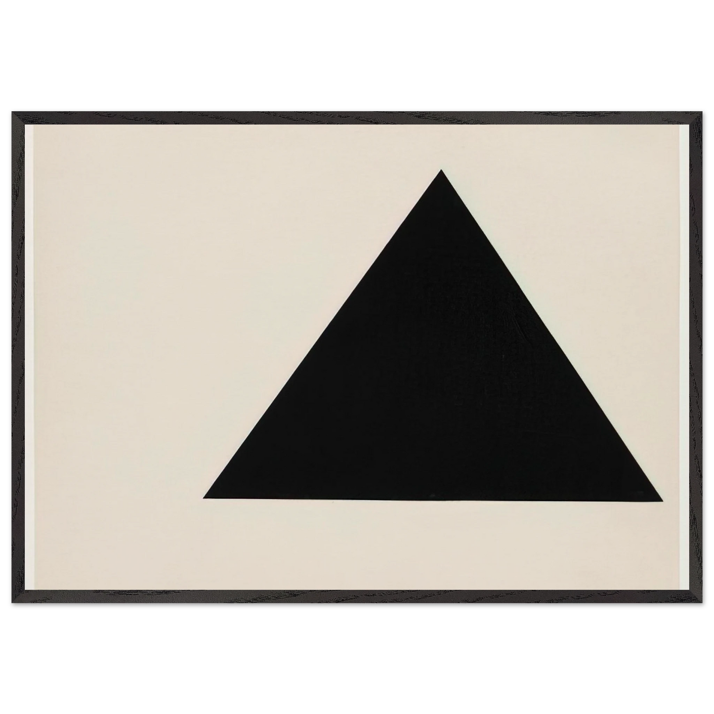 Triangle Form - Ellsworth Kelly Framed Art Print – Black Wooden Frame - Default Title - -Framed Art Print