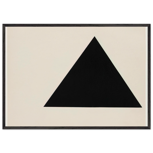 Triangle Form - Ellsworth Kelly Framed Art Print – Black Wooden Frame - Default Title - -Framed Art Print