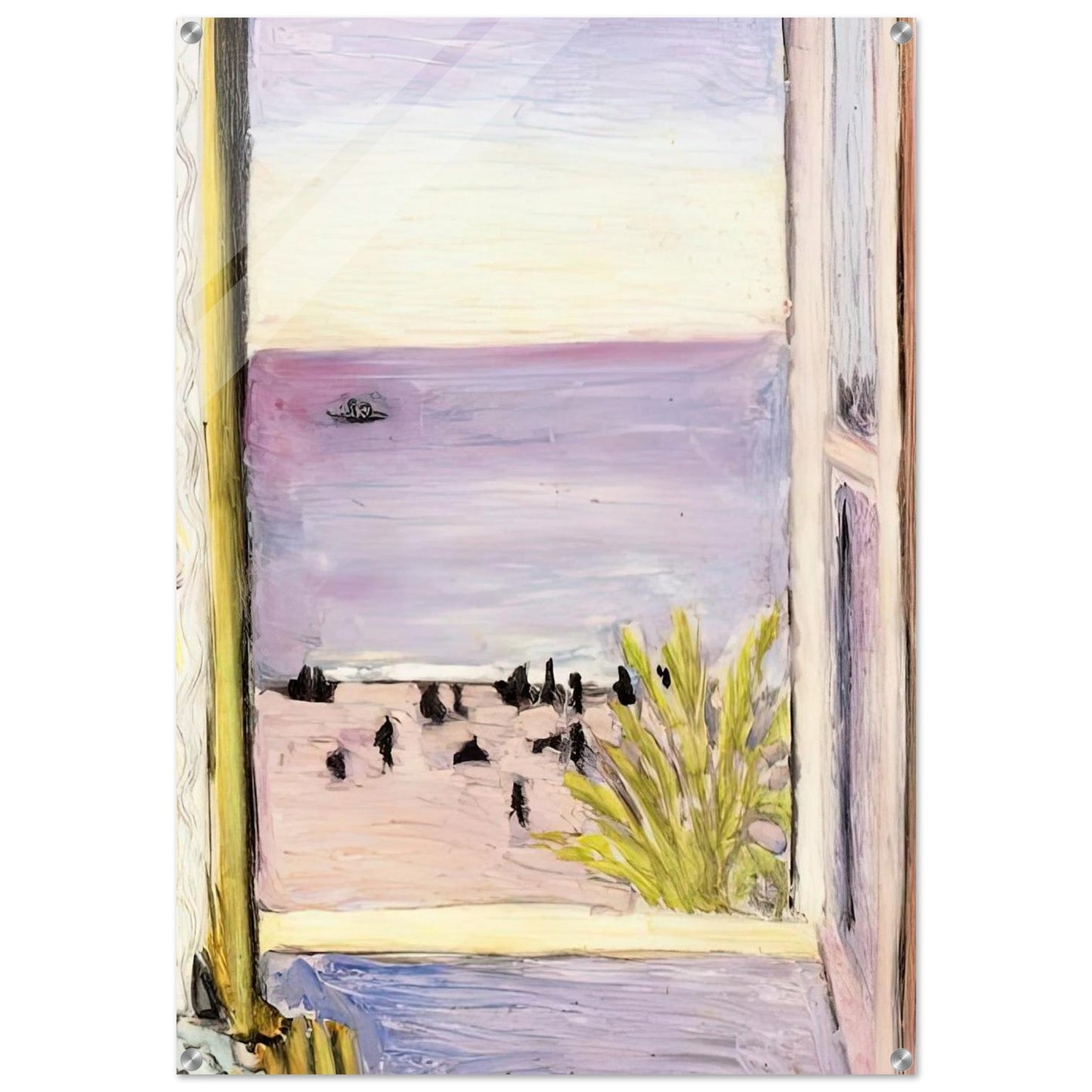 THE OPEN WINDOW 1921 - Henri Matisse Acrylic Print - 70x100 cm / 28x40″ inches