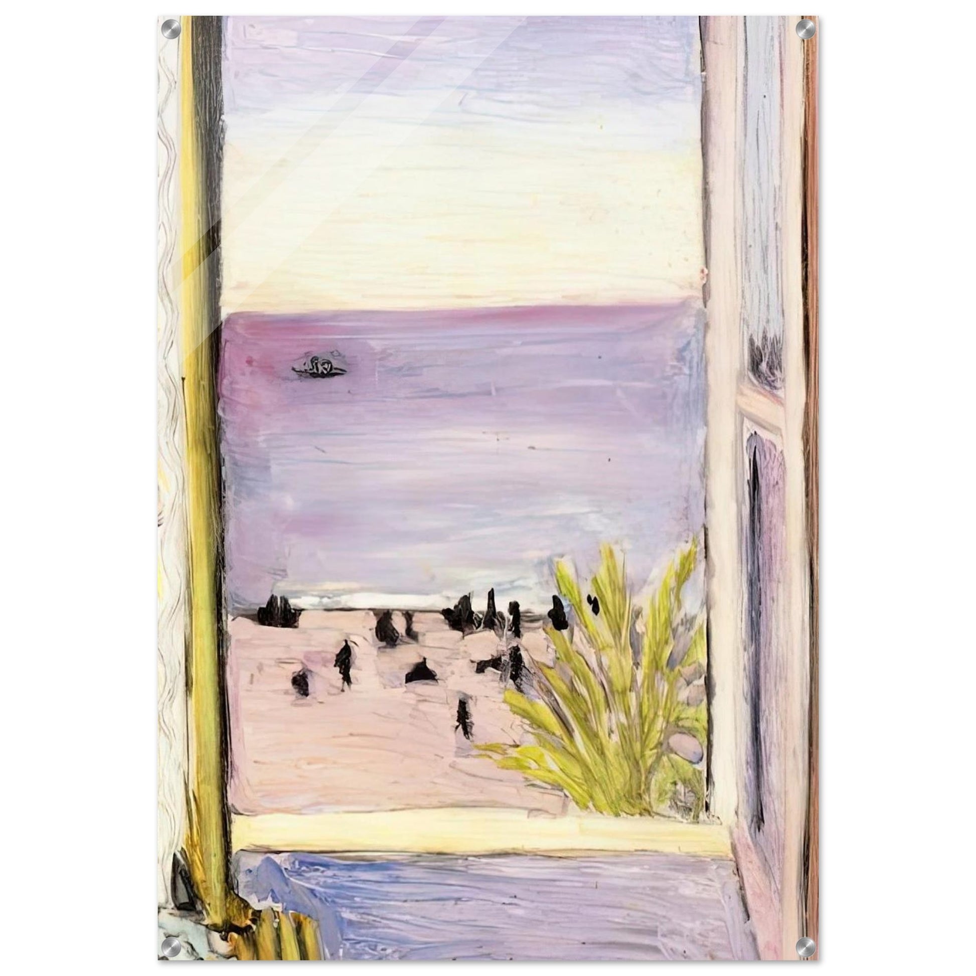 THE OPEN WINDOW 1921 - Henri Matisse Acrylic Print - 70x100 cm / 28x40″ inches