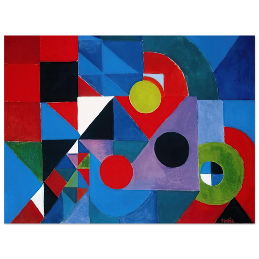 Sonia Delaunay - RHYTHM COLOUR Fine Art Poster - Default Title