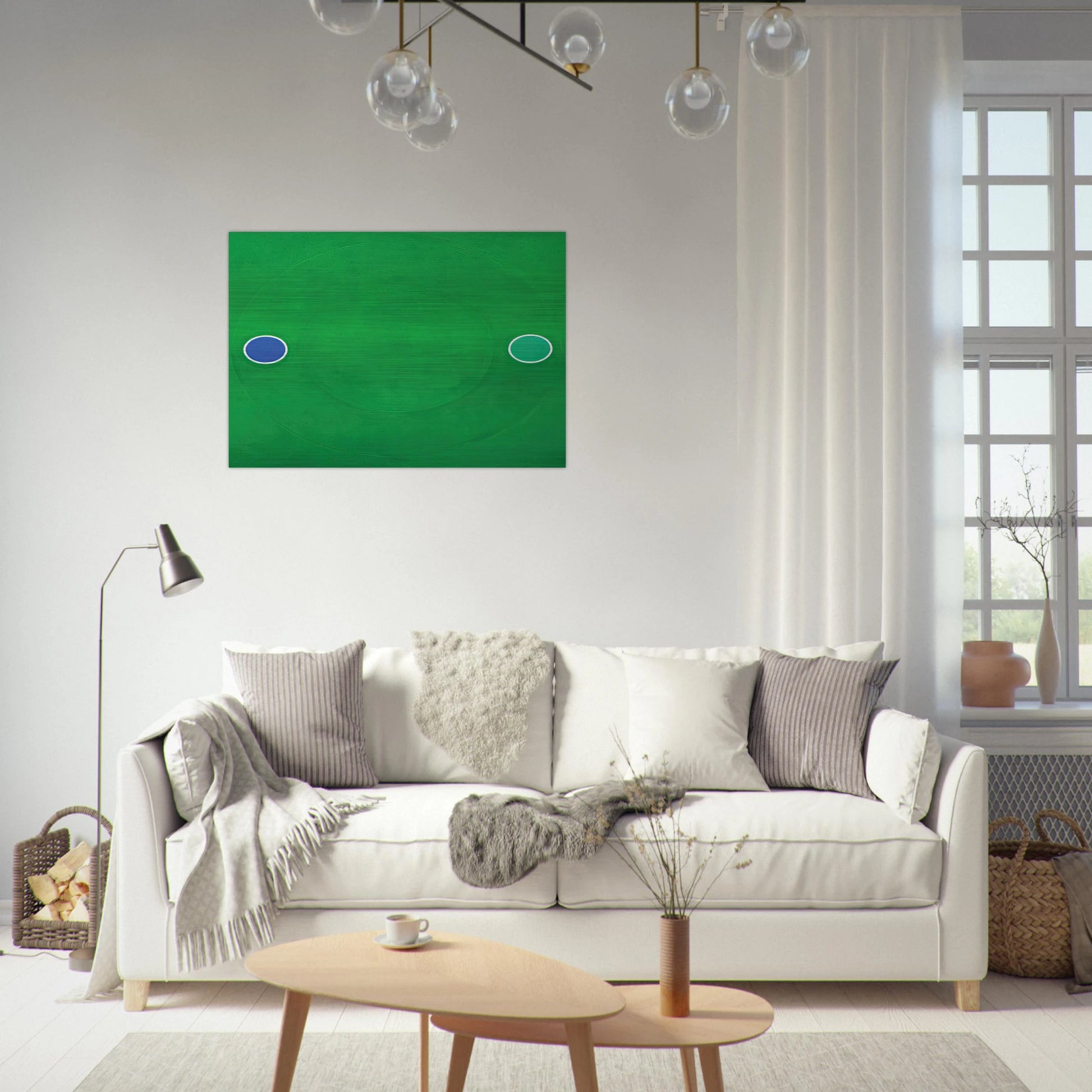 Green Melt - 1966 - Thomas Downing Brushed Aluminum Print - 70x100 cm / 28x40 inches | Thomas Downing Aluminum Print | Thomas Downing Prints