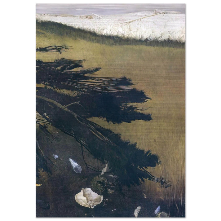 NOT DETECTED 47 - Andrew Wyeth Brushed Aluminum Print - 70x100 cm / 28x40 inches | Andrew Wyeth Aluminum Print | Andrew Wyeth Prints