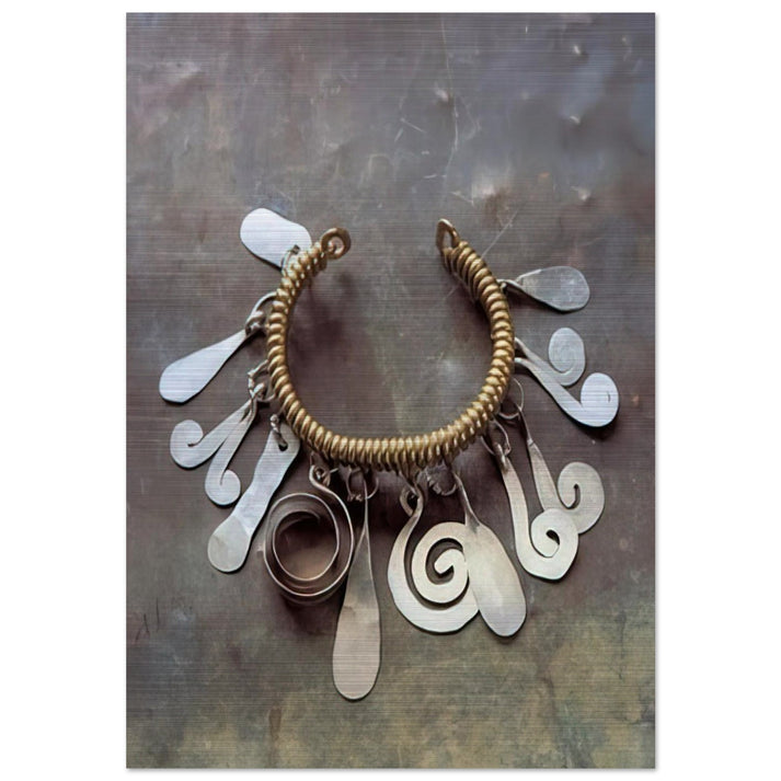 BRACELET 1930 - Alexander Calder Brushed Aluminum Print - 70x100 cm / 28x40 inches | Alexander Calder Aluminum Print | Alexander Calder Prints