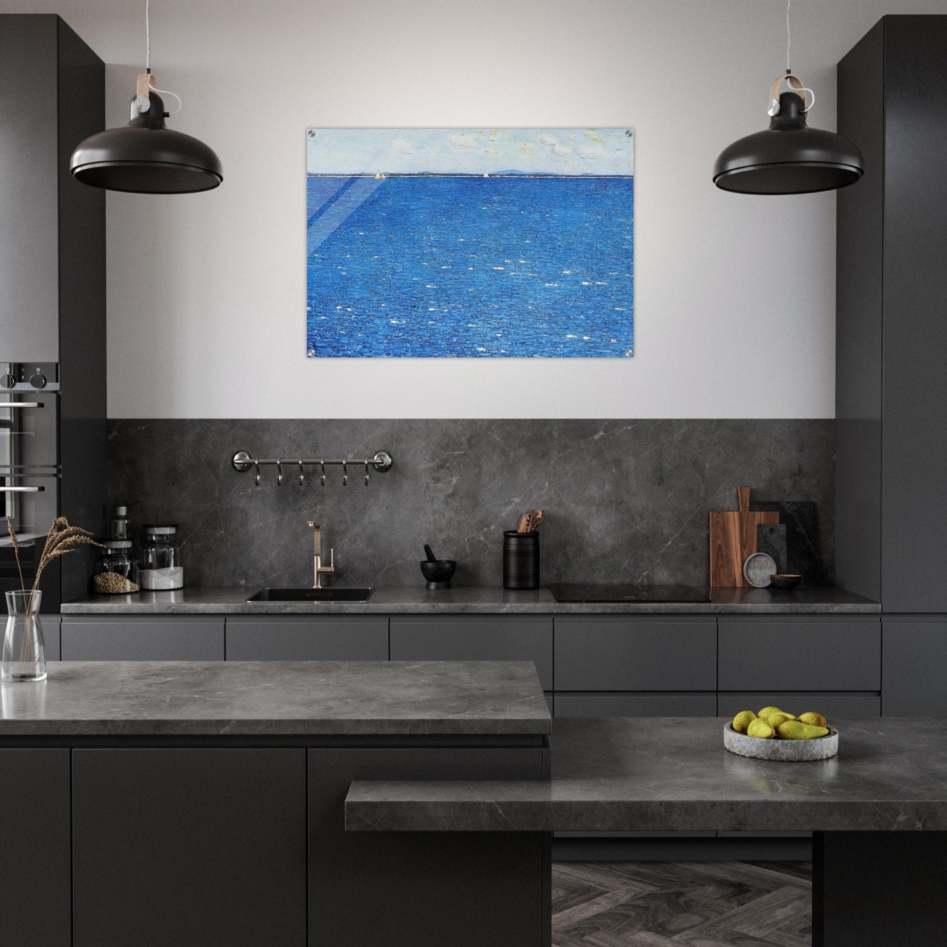 West Wind, Appledore - Childe Hassam Acrylic Print - 70x100 cm / 28x40″ inches | Childe Hassam Wall Art | Childe Hassam Prints