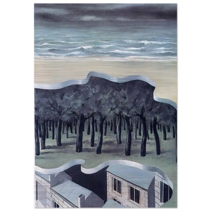 POPULAR PANORAMA 1926 - Rene Magritte Brushed Aluminum Print - 70x100 cm / 28x40 inches | Rene Magritte Aluminum Print | Rene Magritte Prints