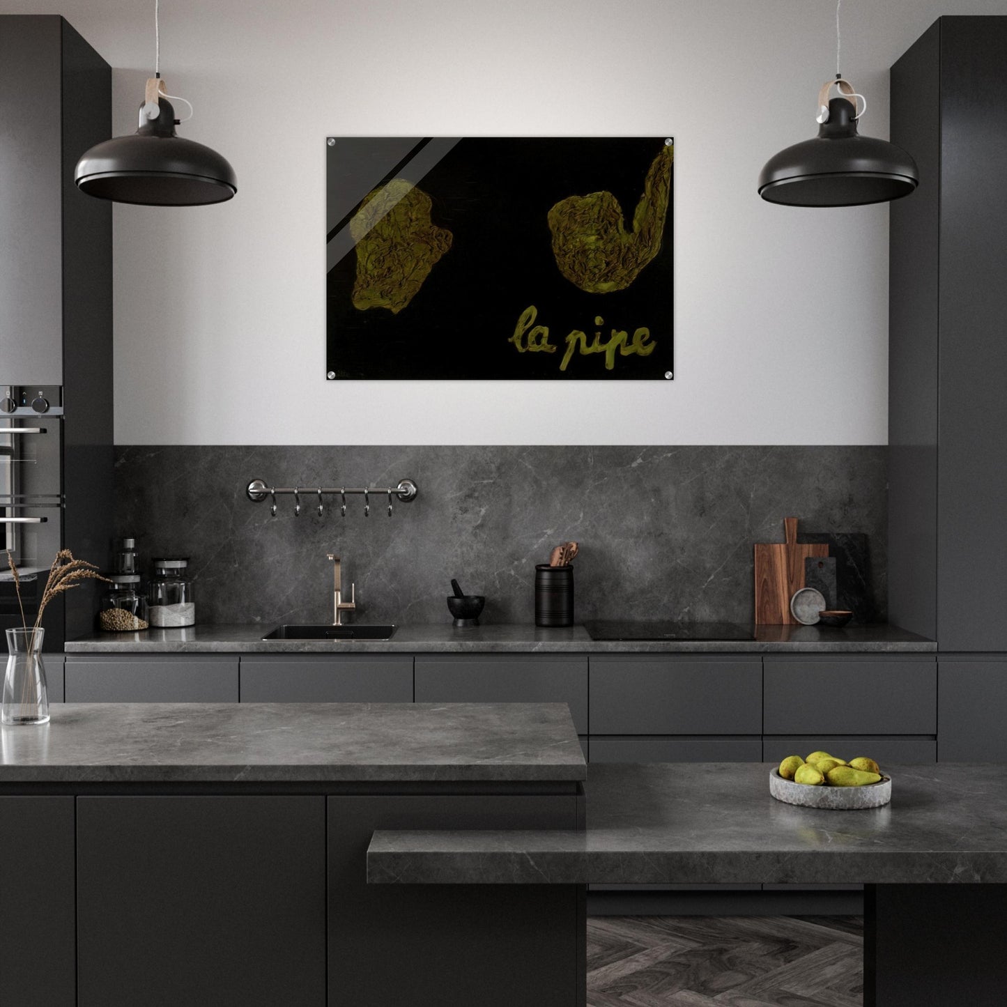 THE PIPE 1927 - Rene Magritte Acrylic Print - 70x100 cm / 28x40″ inches | Rene Magritte Wall Art | Rene Magritte Prints