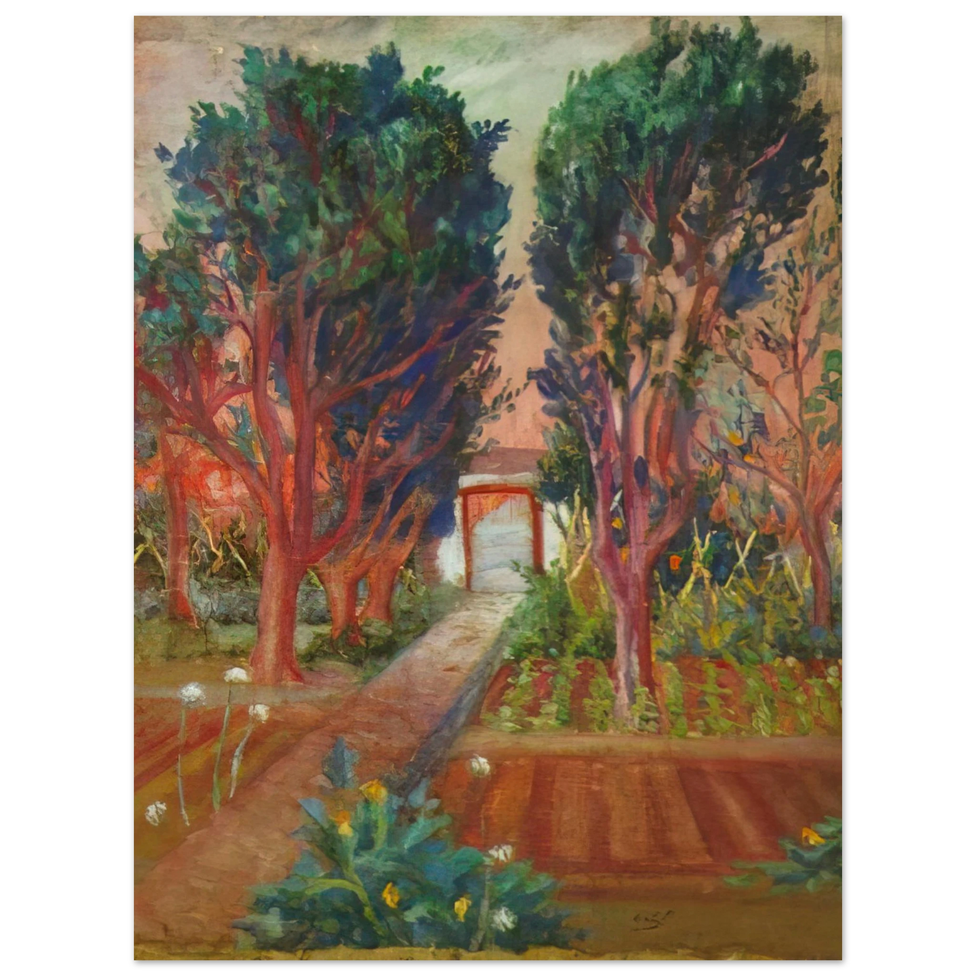 Salvador Dali - THE VEGETABLE GARDEN OF LLANER Fine Art Poster - Default Title