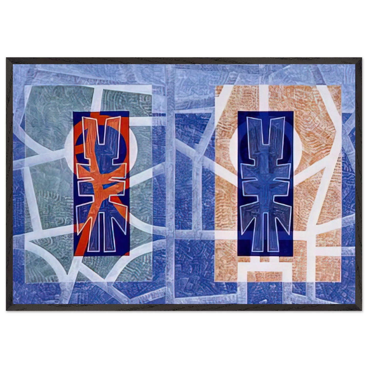 Oracle - 1971 - Jimmy Ernst Framed Art Print – Black Wooden Frame - Default Title - -Framed Art Print