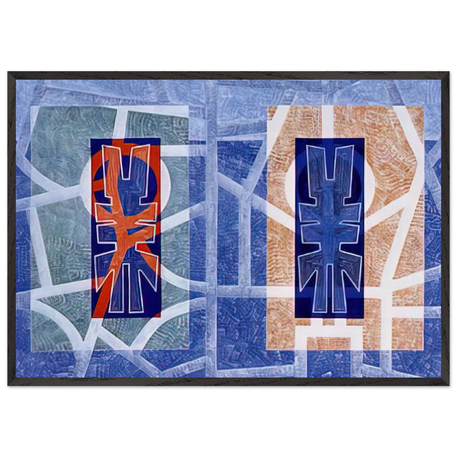 Oracle - 1971 - Jimmy Ernst Framed Art Print – Black Wooden Frame - Default Title - -Framed Art Print