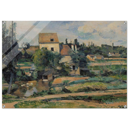 Moulin de la Couleuvre at Pontoise - Paul Cézanne Acrylic Print - 70x100 cm / 28x40″ inches