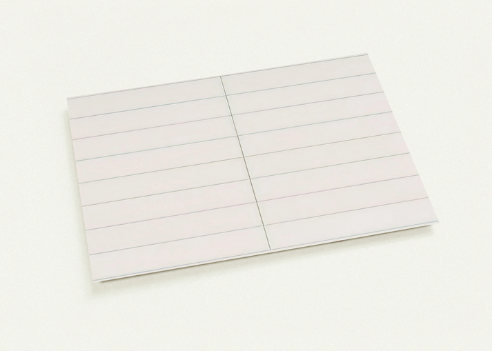 On a clear day, #2 By Agnes Martin Pack of 10 Post Cards | Agnes Martin Post Cards | A6 (10.5 x 14.8 cm) - 4.1 x 5.8 inches