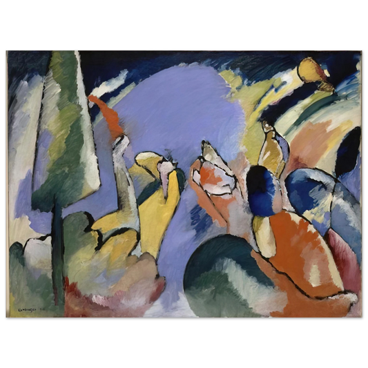 Wassily Kandinsky - IMPROVISATION XIV 1910 Fine Art Poster - Default Title