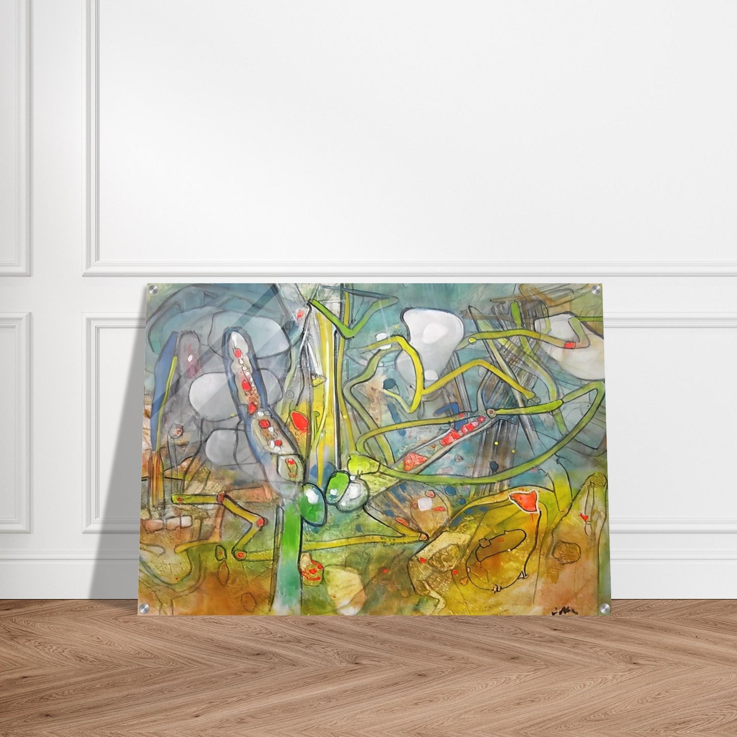 ATLAS DE MEDICATION - Roberto Matta Acrylic Print - 70x100 cm / 28x40″ inches | Roberto Matta Wall Art | Roberto Matta Prints