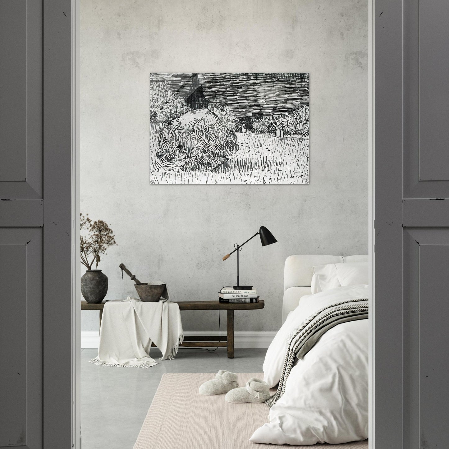 Bush in the Park at Arles - Vincent van Gogh Acrylic Print - 70x100 cm / 28x40″ inches