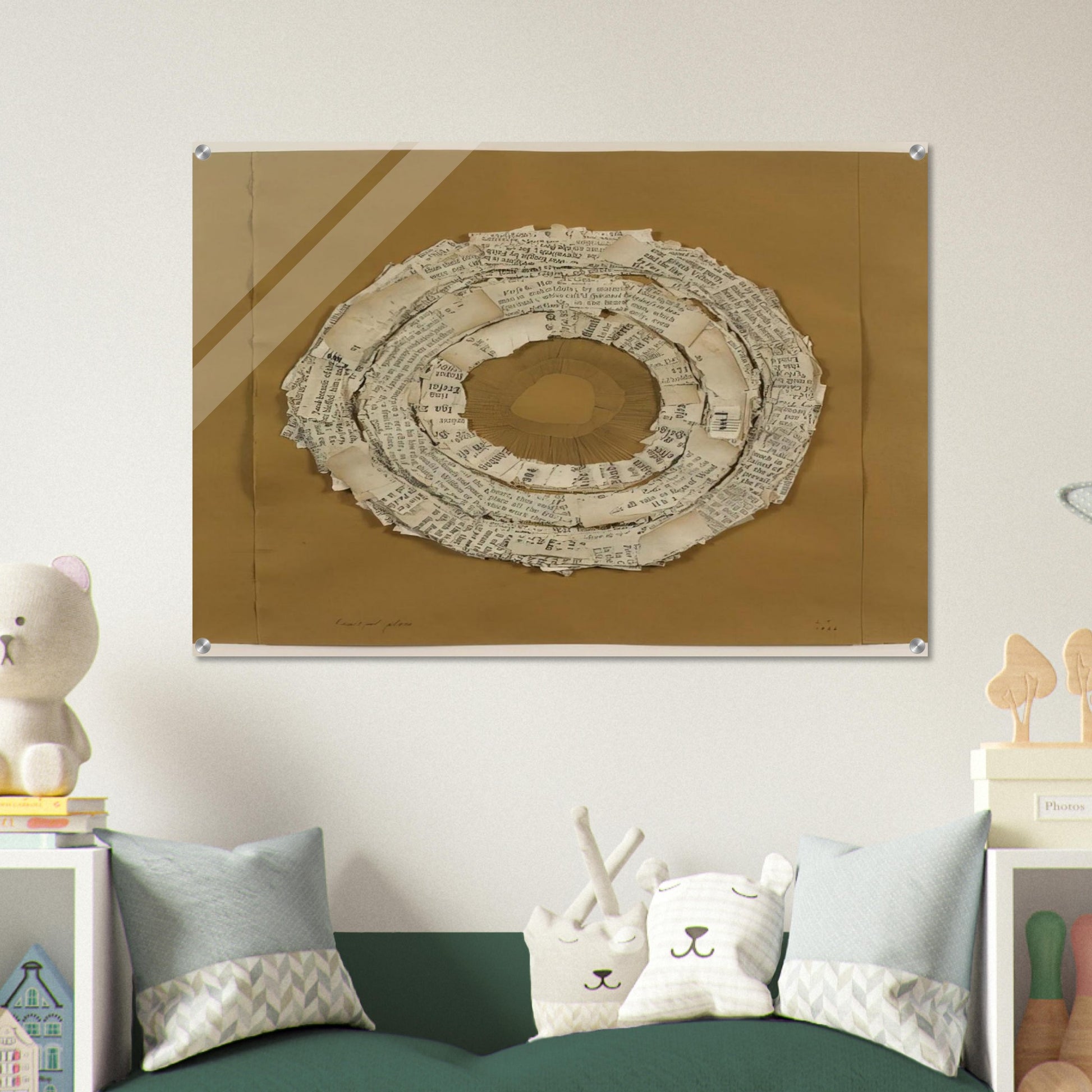 FRUITFUL PLACE 1966 - Lenore Tawney Acrylic Print - 70x100 cm / 28x40″ inches | Lenore Tawney Wall Art | Lenore Tawney Prints