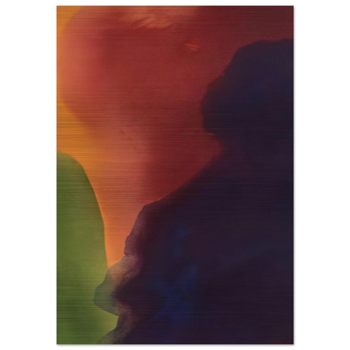 Blue Atmosphere III - 1963 - Helen Frankenthaler Brushed Aluminum Print - 70x100 cm / 28x40 inches | Helen Frankenthaler Aluminum Print | Helen Frankenthaler Prints