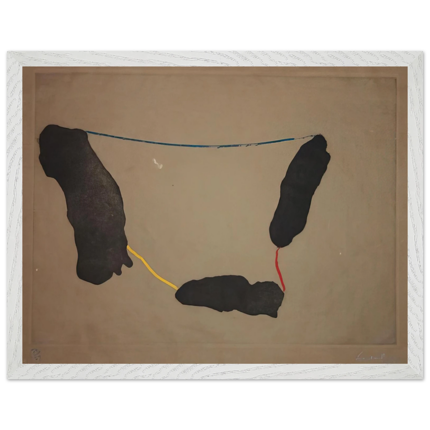 Helen Frankenthaler - Connected By Joy - 1973 Wall art - 70x100 cm / 28x40 inches - Fine Art Poster - -