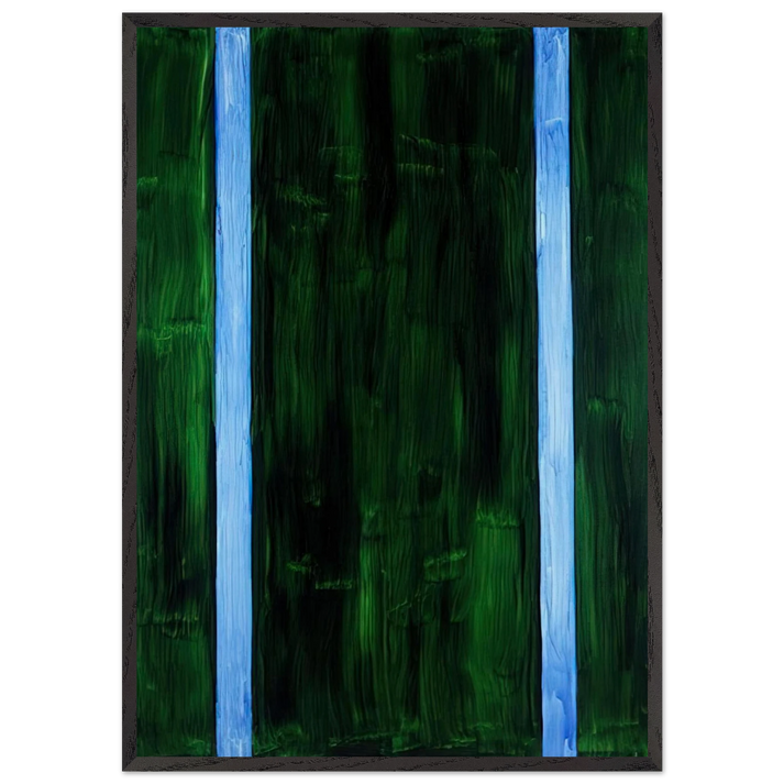 Untitled 1090 - 1990 - Gunther Forg 70x100 cm / 28x40 inches Framed Art Print – Black Wooden Frame