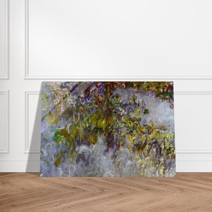 Wisteria left half - claude monet Acrylic Print - 70x100 cm / 28x40″ inches | claude monet Wall Art | claude monet Prints